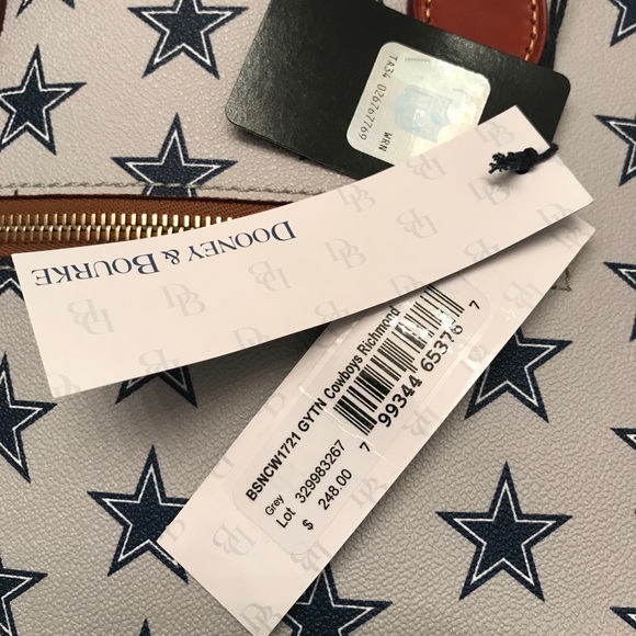 NWT Dooney & Bourke Dallas Cowboys Purse $248 - Picture 7 of 8